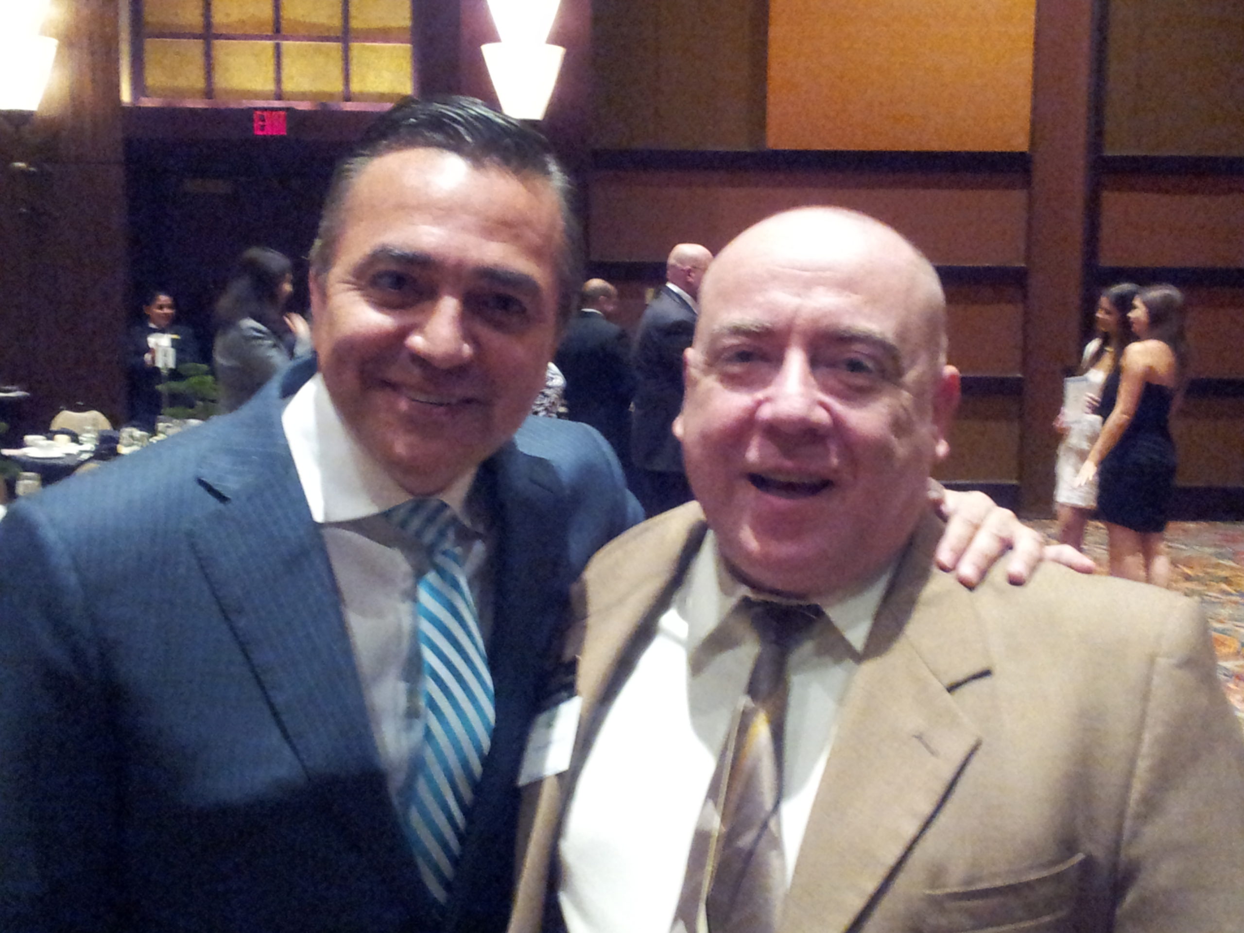 Dr. Y with Martin Berlanga from Telemundo